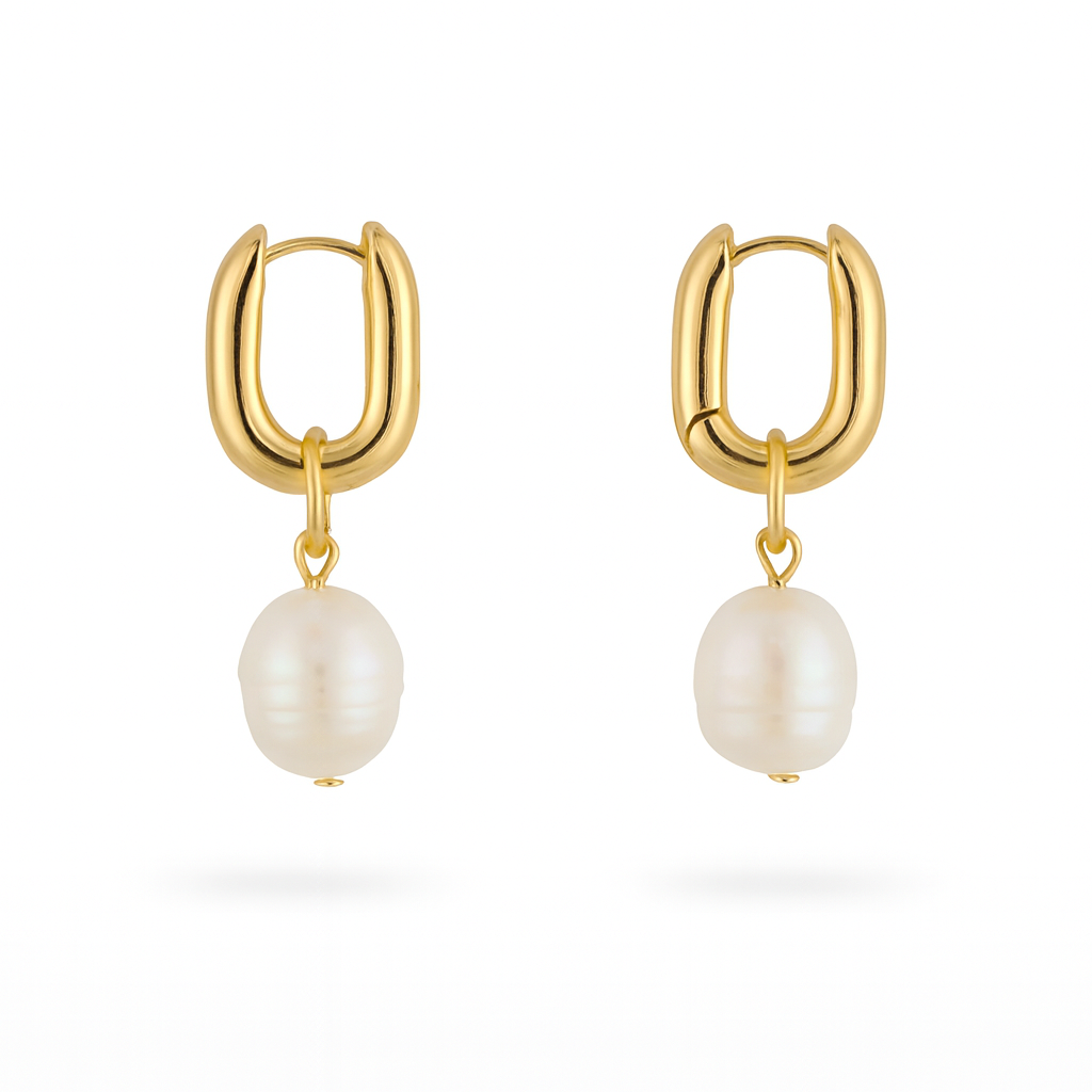 CHUNKY HOOPS PERLA