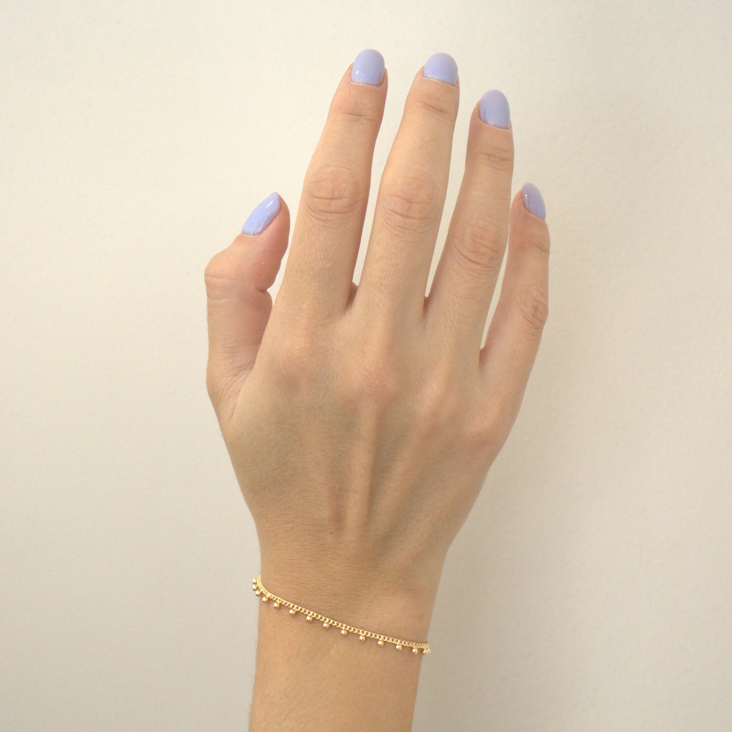 PULSERA CADENA PUNTITOS