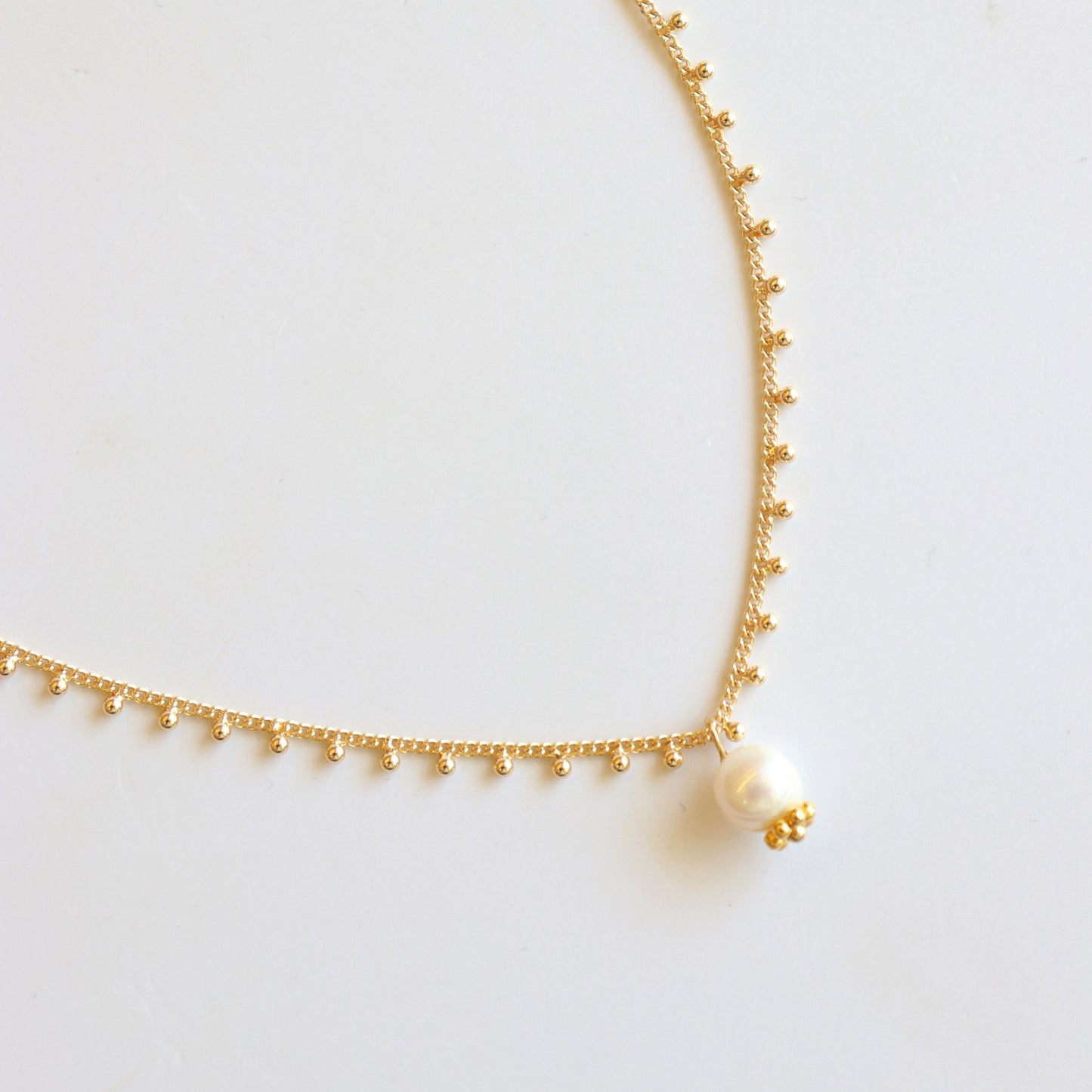 COLLAR SUMMER DOTS PERLE