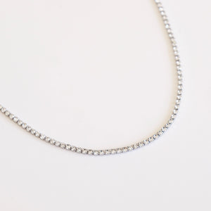 COLLAR PLATA TENIS