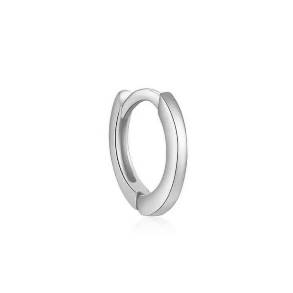COMBO HOOP ZIRCONIAS PLATEADO