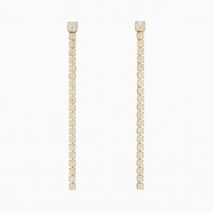 ARETES CADENA DORADOS