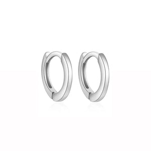 COMBO HOOPS ZIRCONIAS PLATEADO