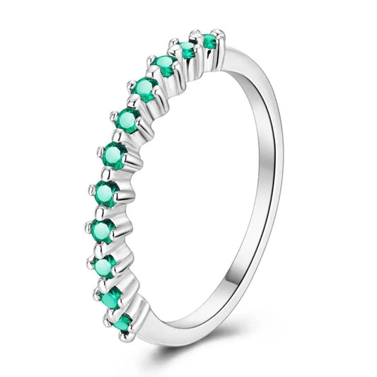 ANILLO PLATA VERT