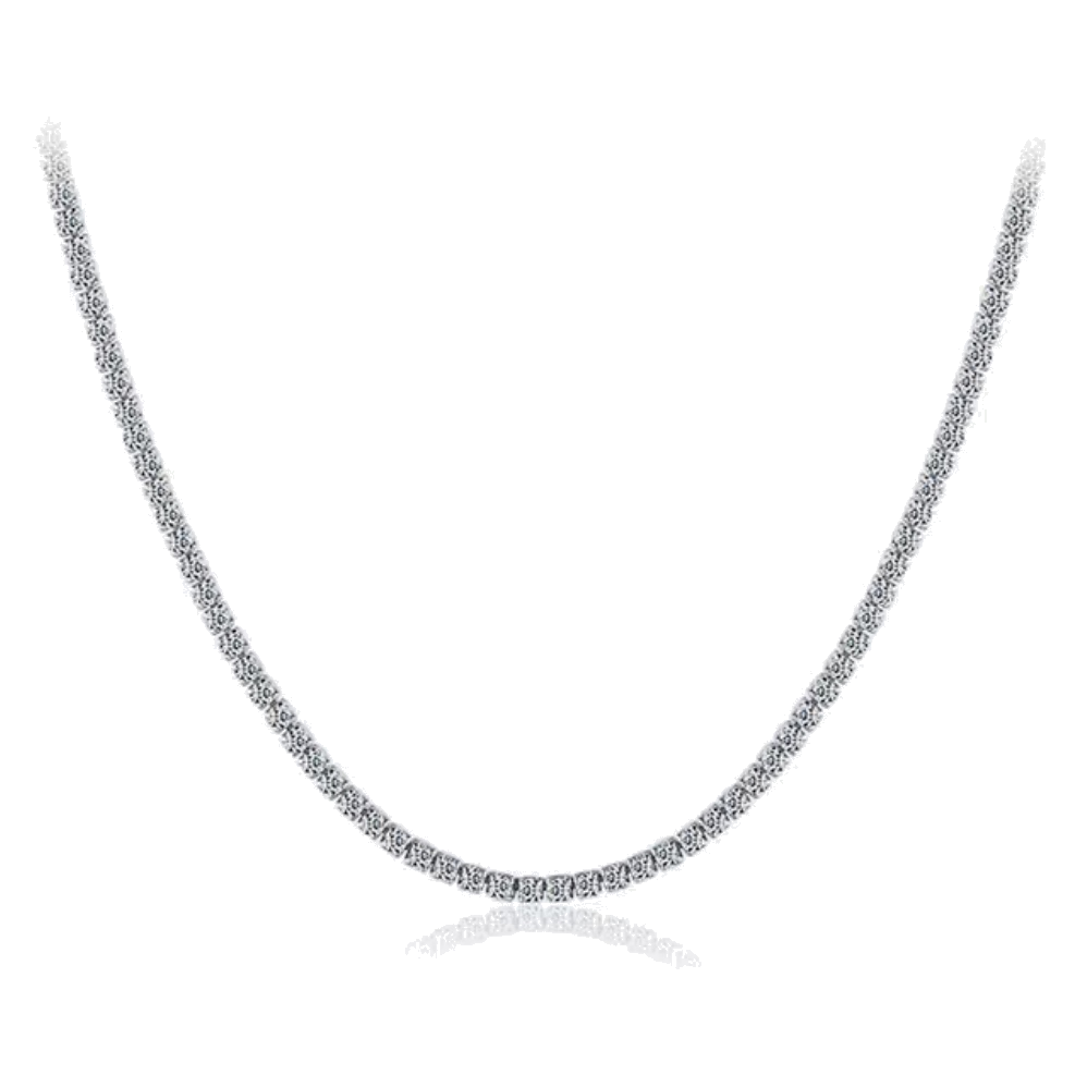 COLLAR PLATA TENIS