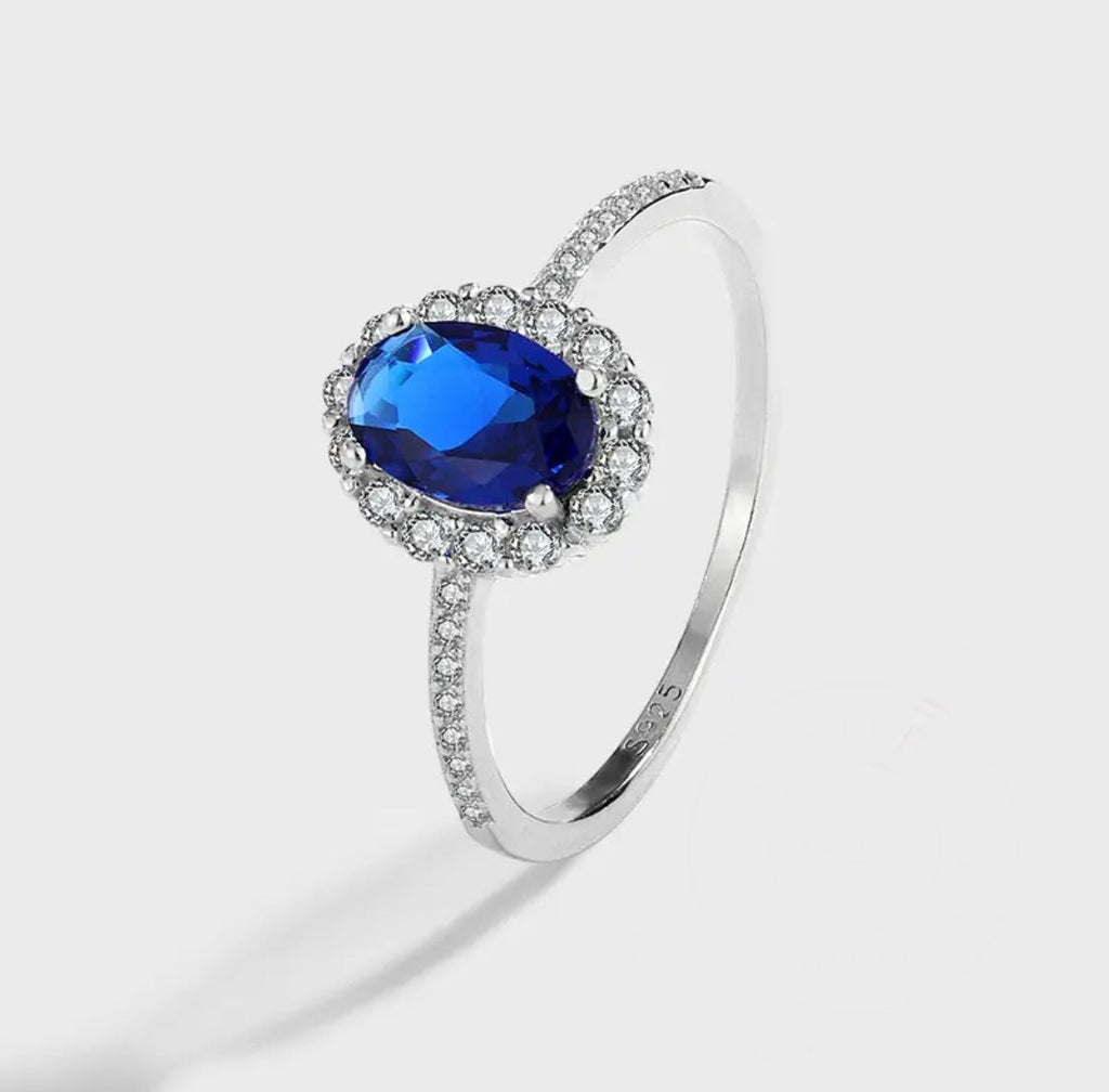 ANILLO PLATA PIEDRA AZUL