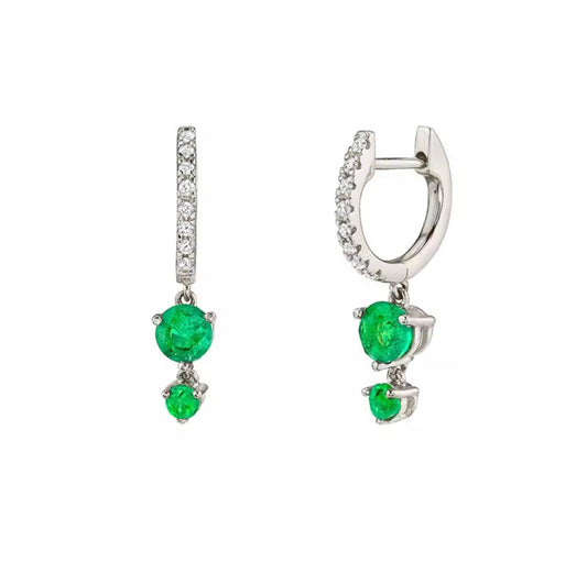 HOOPS PLATA VERDES