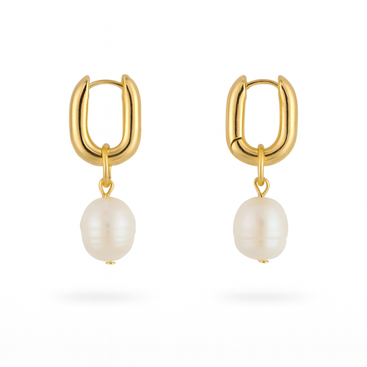 CHUNKY HOOPS PERLA