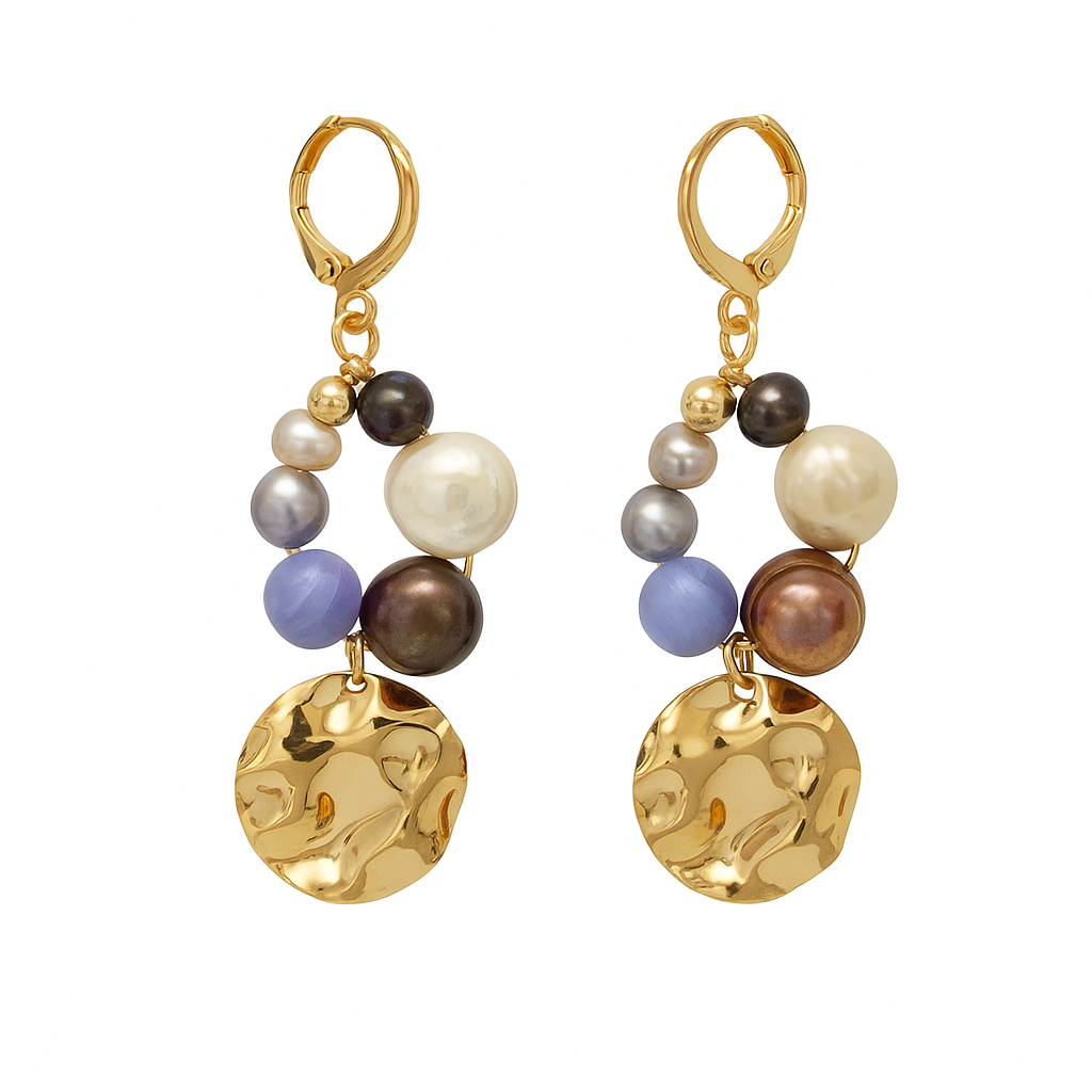 ARETES TURQUOISE MAUVE