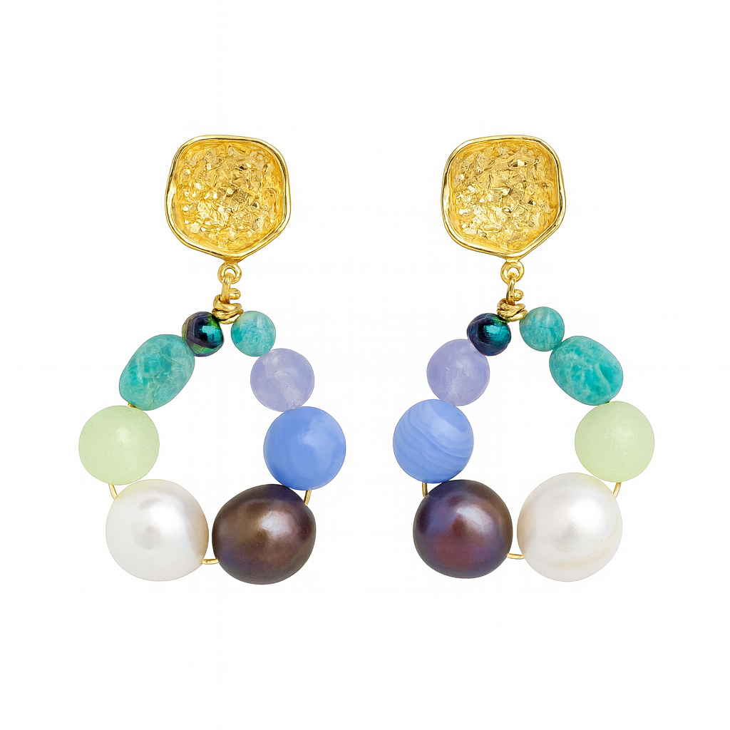 ARETES TURQUOISE VERT