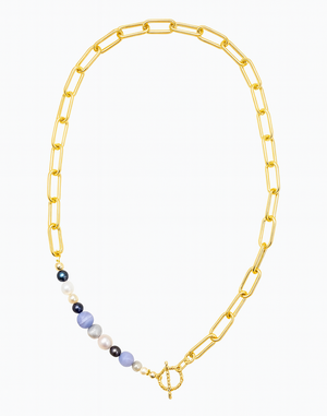 COLLAR 2 EN 1 TURQUOISE MAUVE