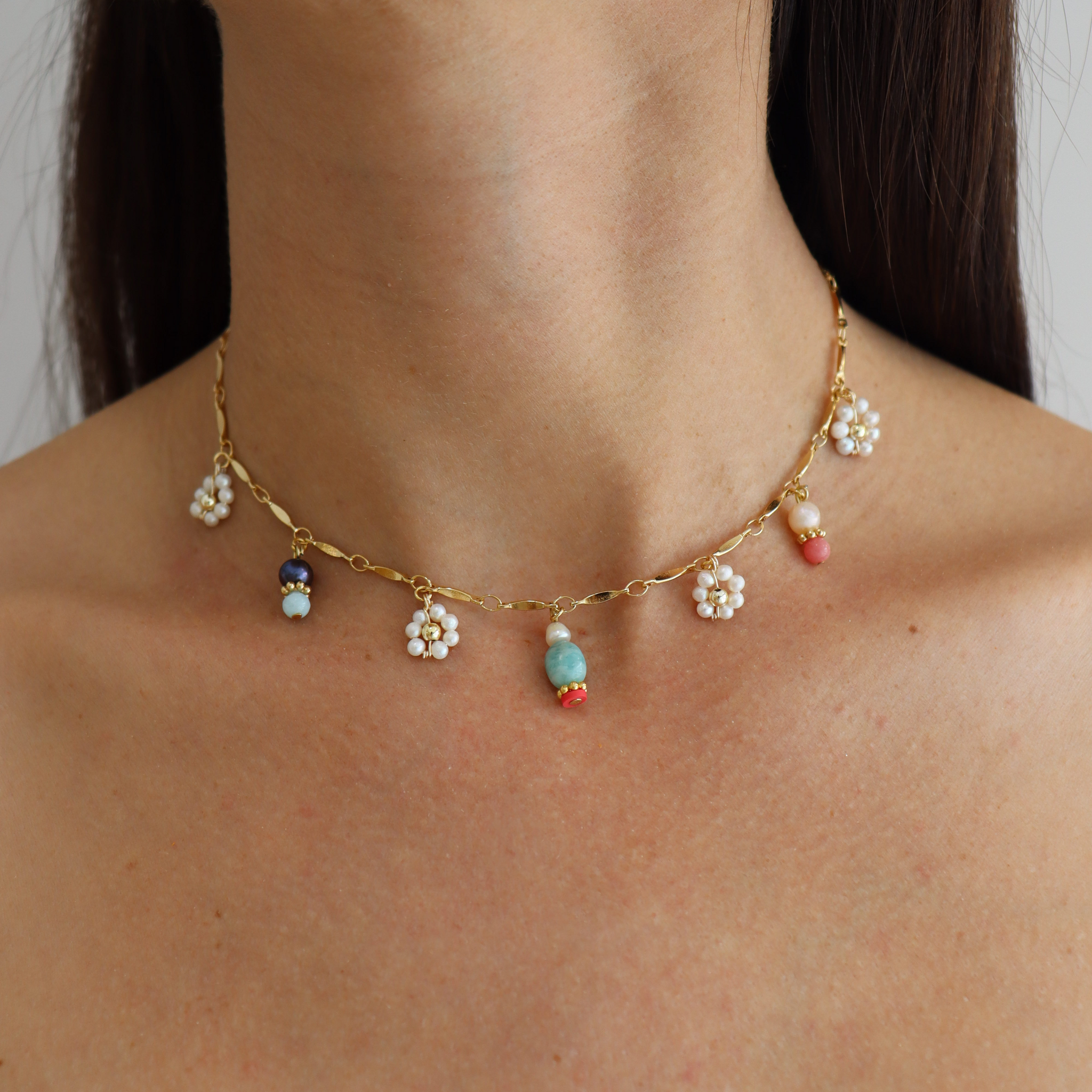 CHAIN BLOOM CHARMS JOIE DE VIVRE