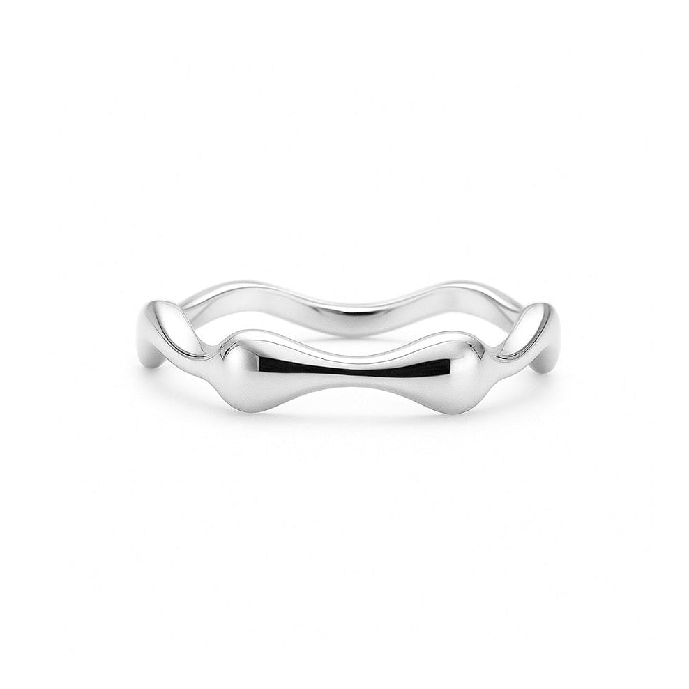 ANILLO PLATA ONDAS