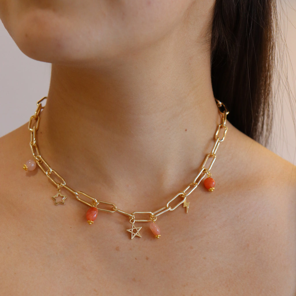 COLLAR CHARMS ORANGE