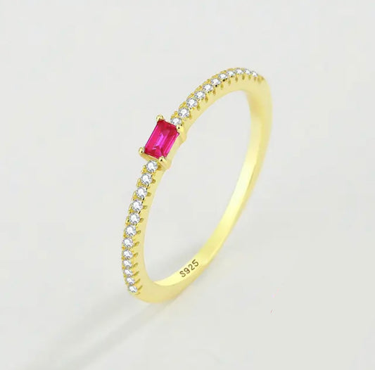 ANILLO PLATA CHURUMBELA ZIRCONIA ROSA