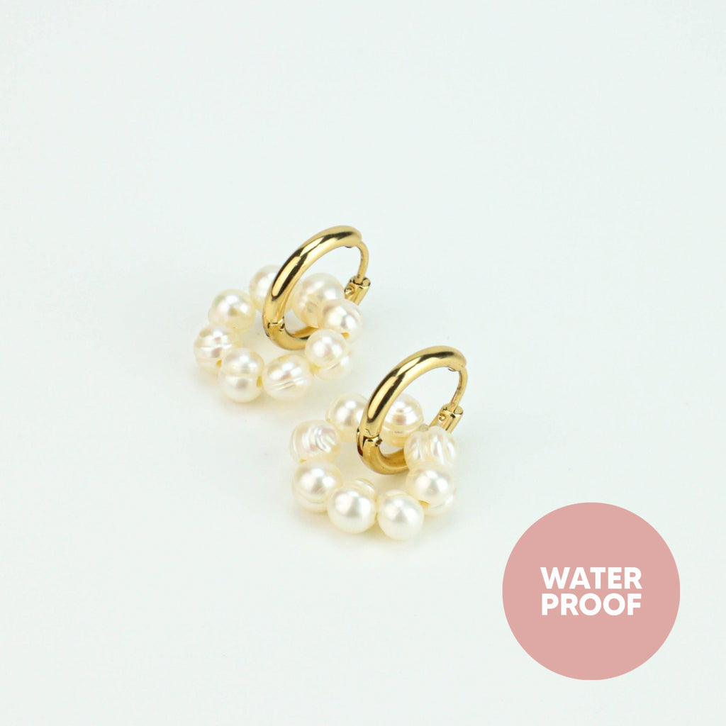CHUNKY HOOPS PERLAS