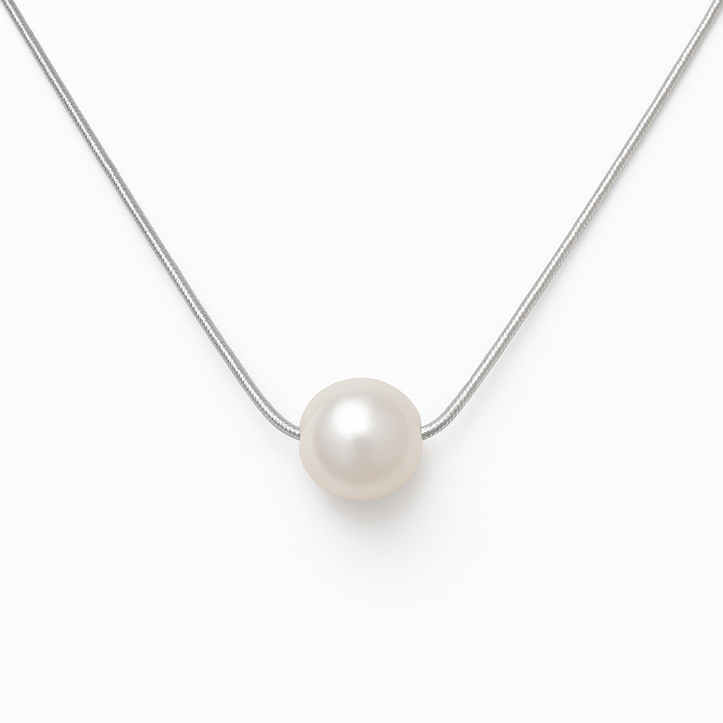 COLLAR PERLA PERFORADA