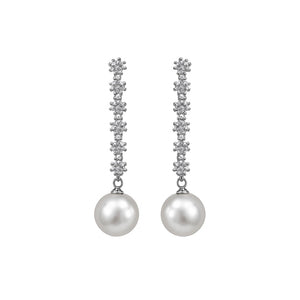ARETES UNIQUE BRILLOS CON PERLA