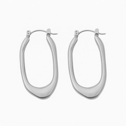 ARETES ACERO PLATEADO IRREGULARES