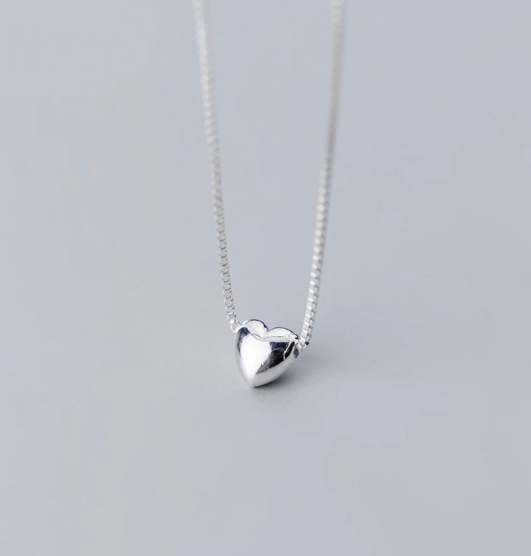 COLLAR DE PLATA BABY COEUR