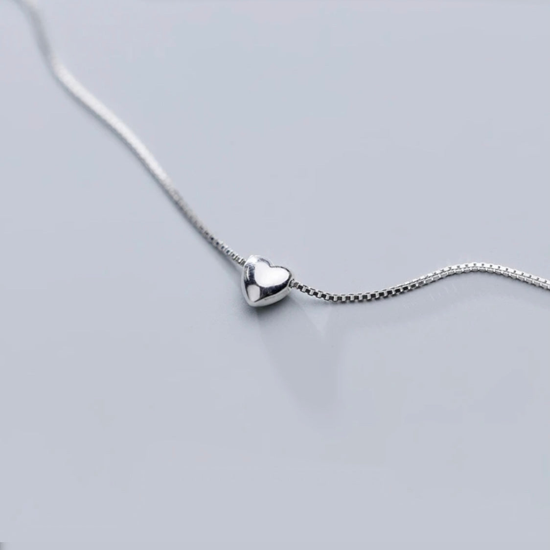 COLLAR DE PLATA BABY COEUR