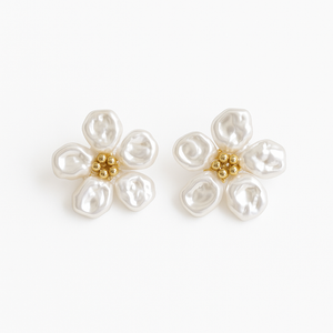 ARETES FLOR DORADA