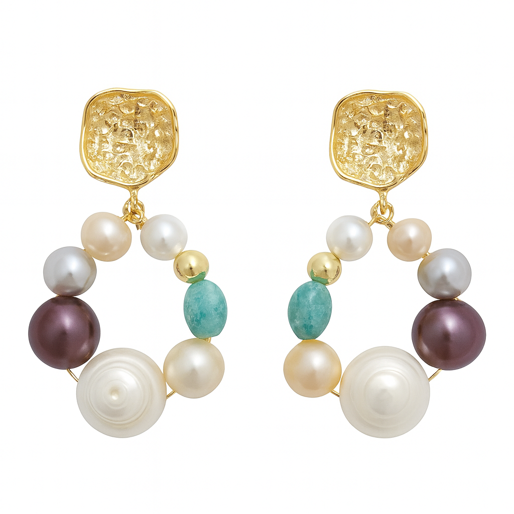 ARETES TURQUOISE LUNE