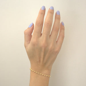 PULSERA CADENA PUNTITOS