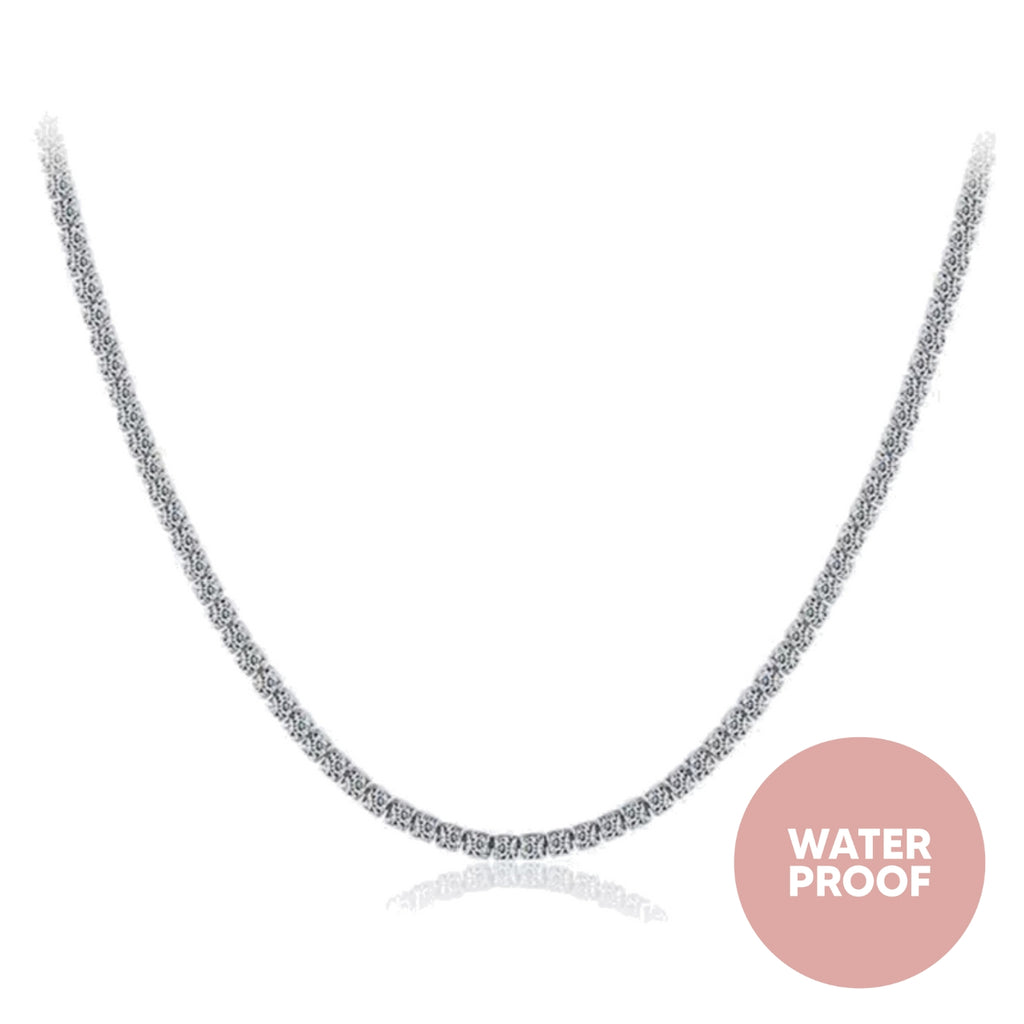 COLLAR PLATA TENIS