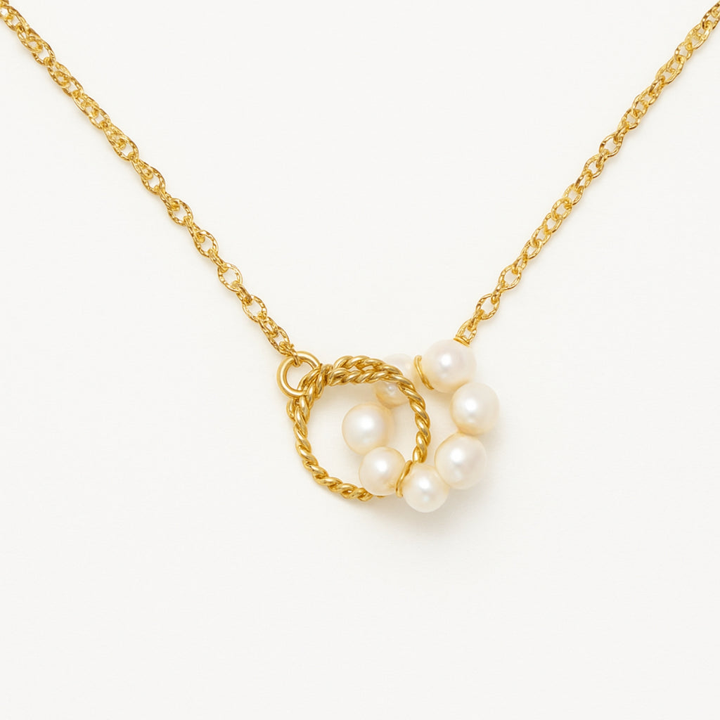 COLLAR DOBLE PERLA