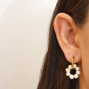 CHUNKY HOOPS PERLAS