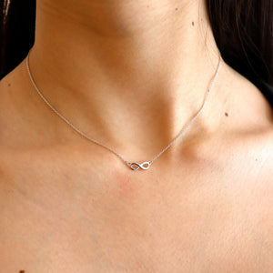 COLLAR PLATA INFINITO