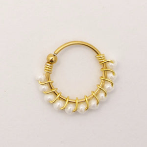 PIERCINGS BORDADOS BLANCO (PRECIO POR PIEZA)