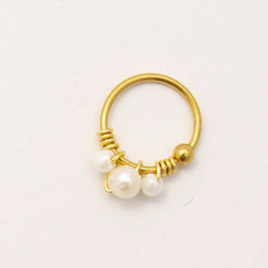 PIERCINGS BORDADOS BLANCO (PRECIO POR PIEZA)