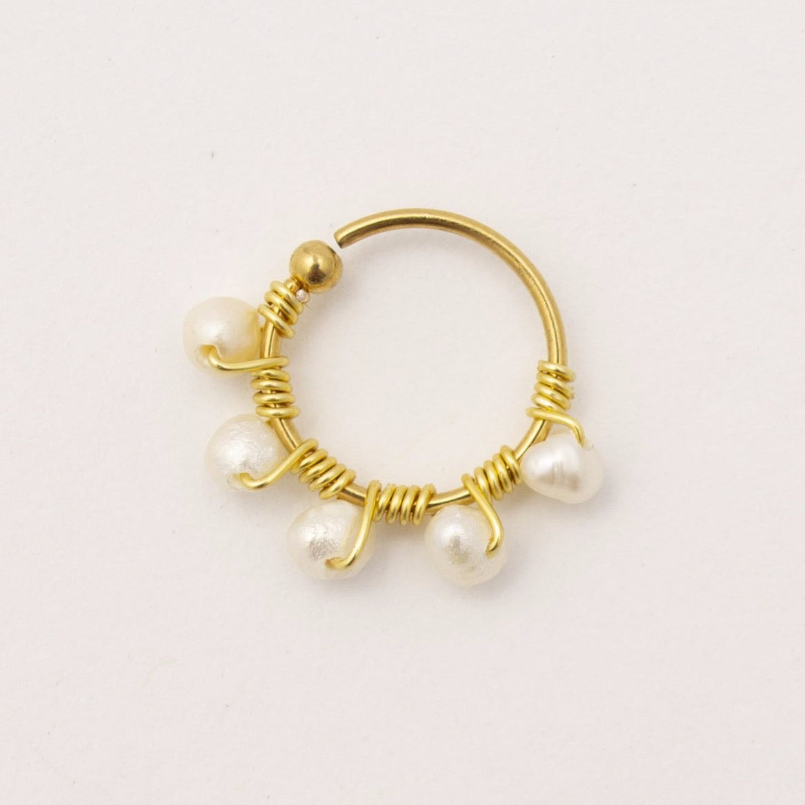 PIERCINGS BORDADOS PERLAS (PRECIO POR PIEZA)
