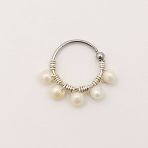 PIERCINGS BORDADOS PERLAS (PRECIO POR PIEZA)