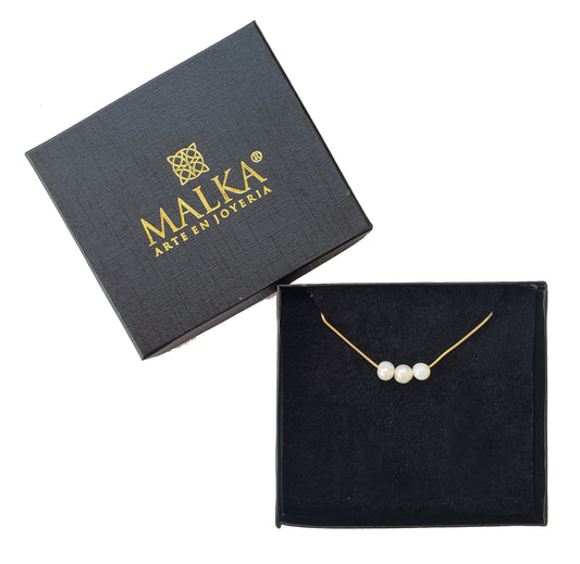 CHOKER 3 PERLAS