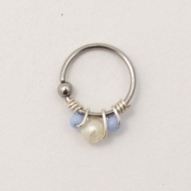 PIERCINGS BORDADOS AZUL (PRECIO POR PIEZA)