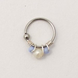 PIERCINGS BORDADOS AZUL (PRECIO POR PIEZA)