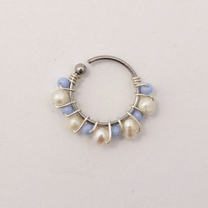 PIERCINGS BORDADOS AZUL (PRECIO POR PIEZA)
