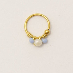PIERCINGS BORDADOS AZUL (PRECIO POR PIEZA)