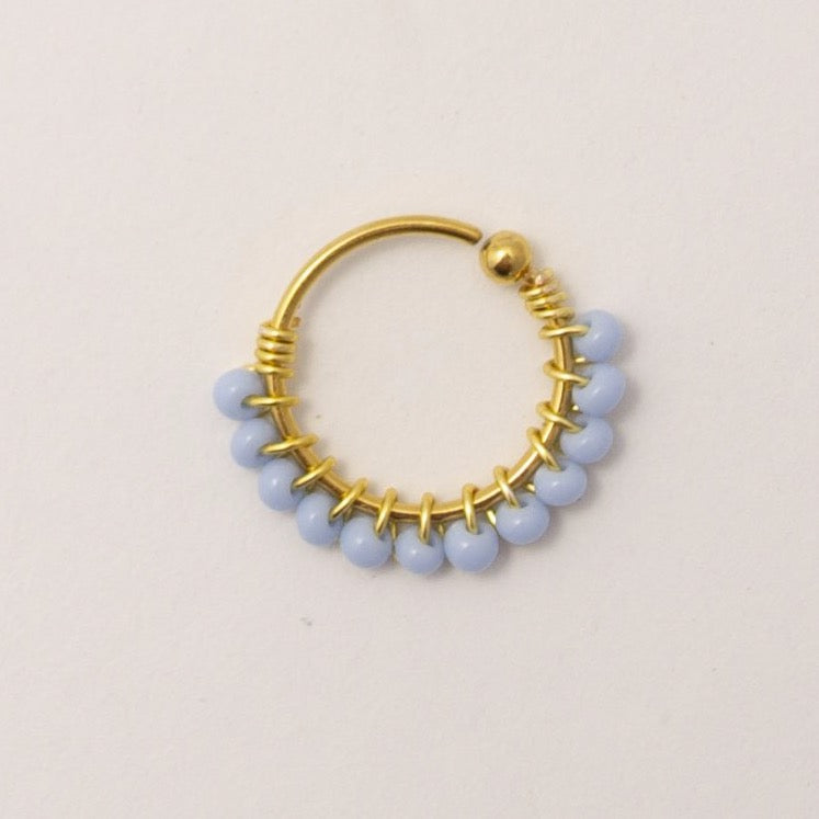 PIERCINGS BORDADOS AZUL (PRECIO POR PIEZA)