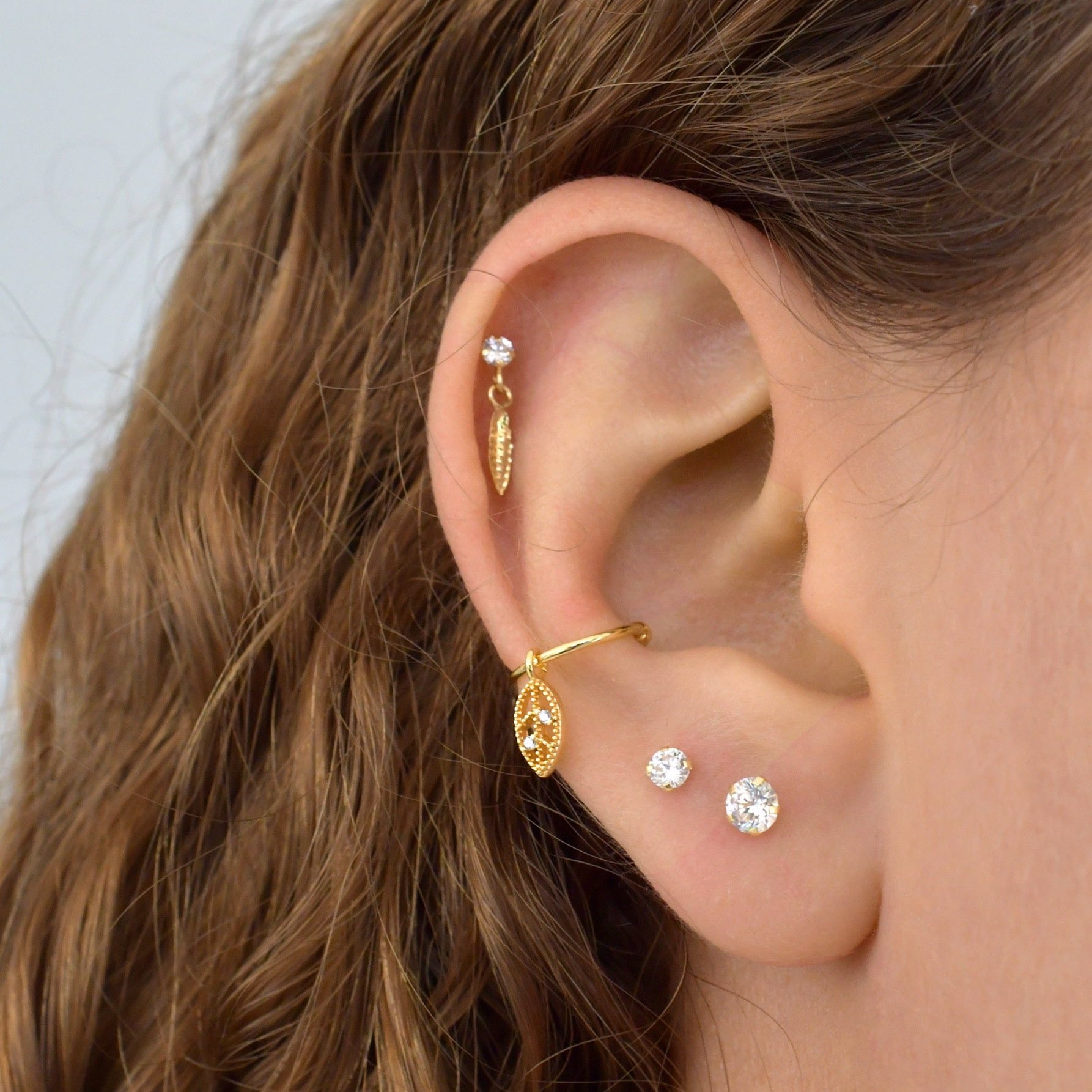 EARCUFF DE HOJA