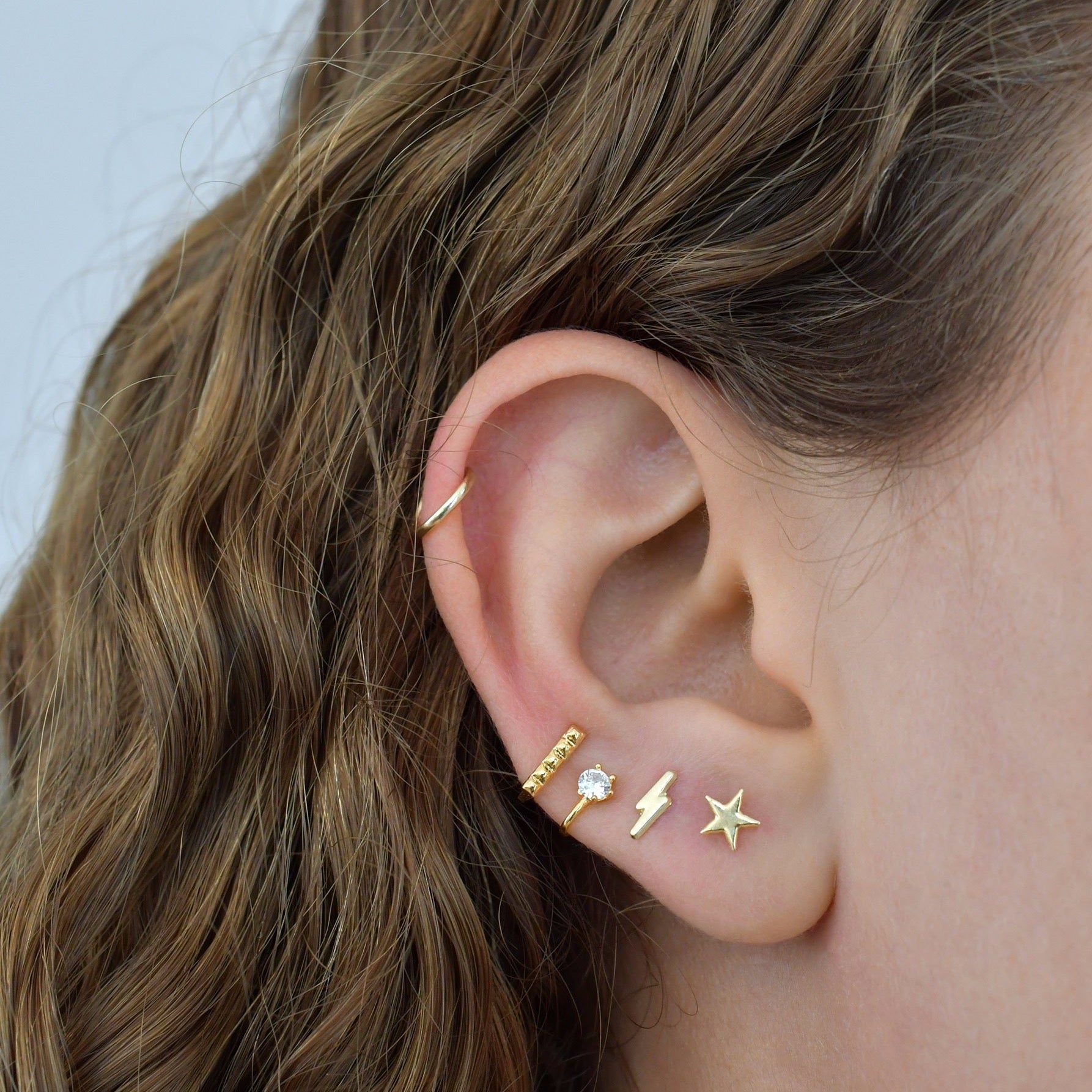 EARCUFF DOBLE CON ZIRCONIA