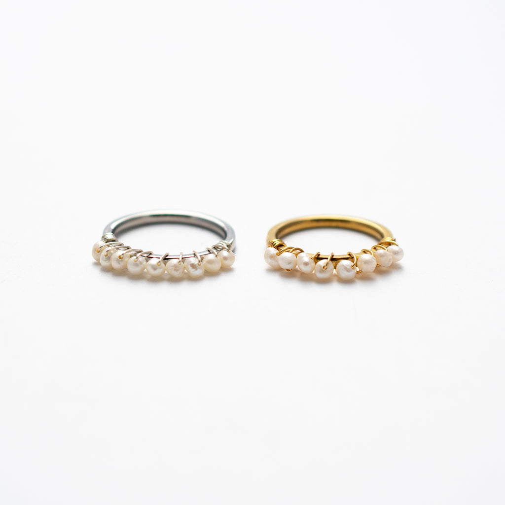 ANILLO BORDADO PERLES