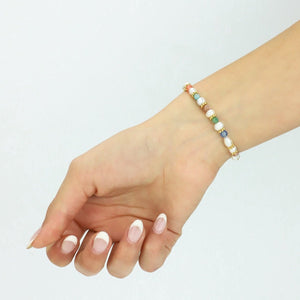 PULSERA COULEURS + PERLES