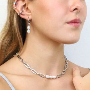 HOOPS PERLA ARROZ PLATEADO