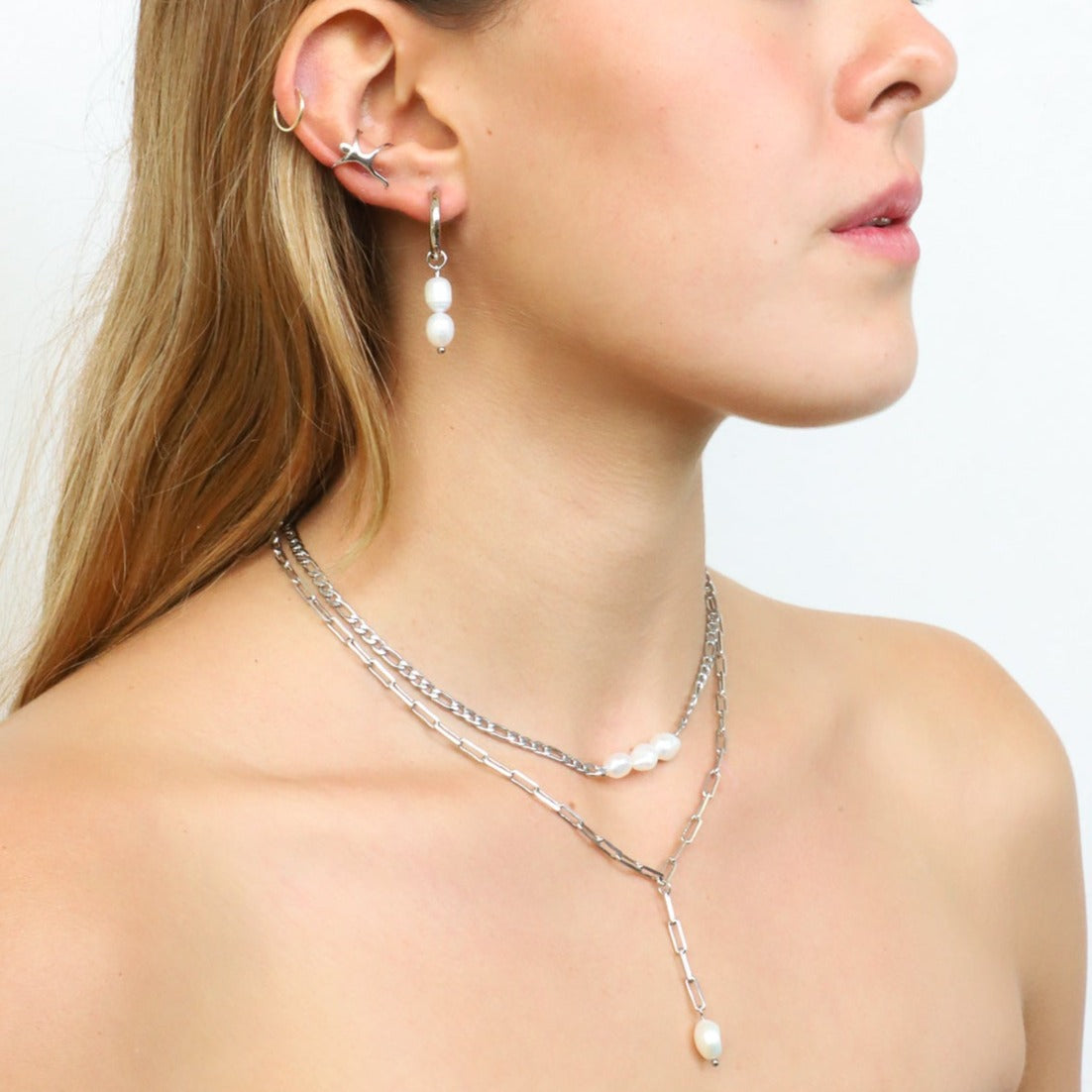 CHOKER ESLABONES PLATEADO