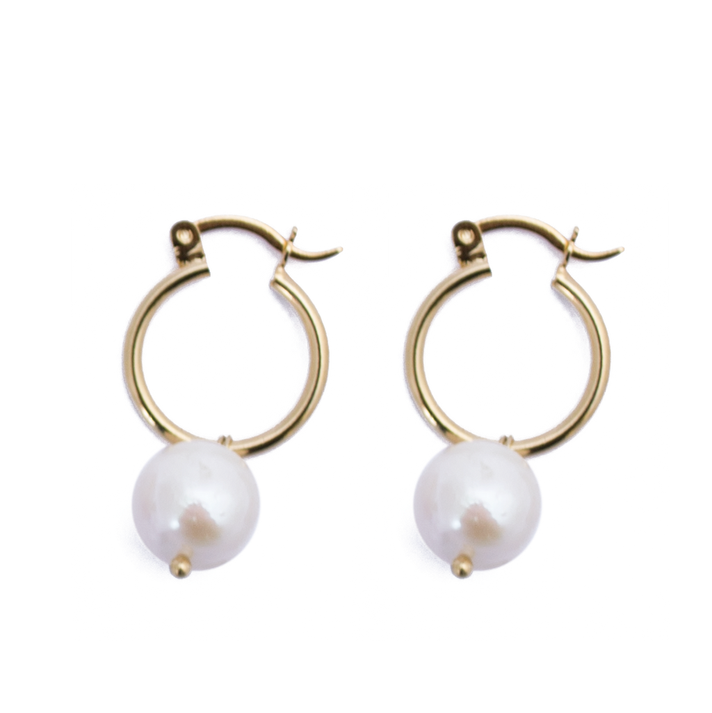 ARRACADAS PERLA COLGANTE