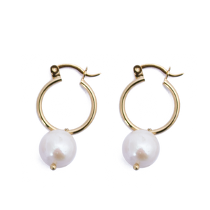 ARRACADAS PERLA COLGANTE